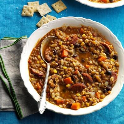 soupe d'orge aux lentilles sud-ouest