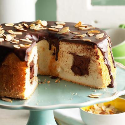 gâteau de nourriture d'ange vanille