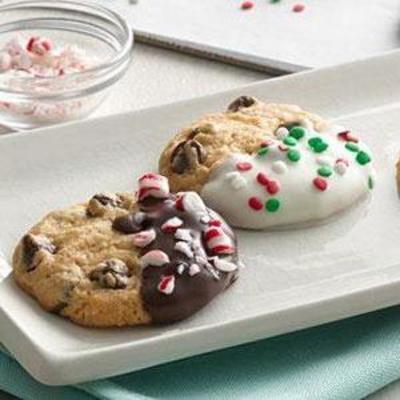 biscuits de Noël aux pépites de chocolat