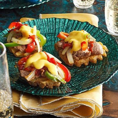 mini-cheeseteaks philly