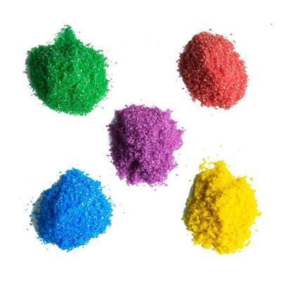 sucre coloré de bricolage