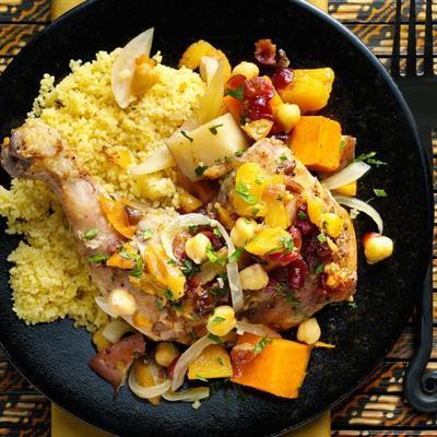 tajine de poulet aux légumes marocains