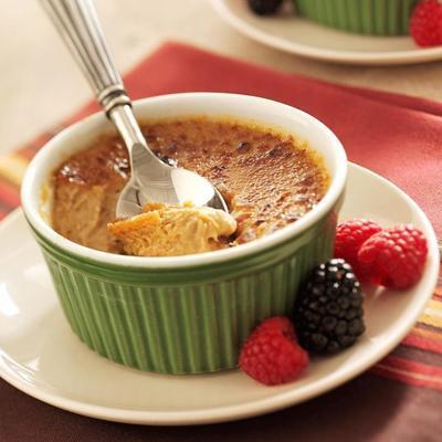 crème brûlée à l'érable