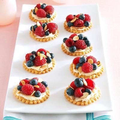 tartelettes aux amandes et baies