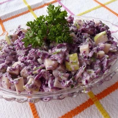 salade de chou et de pomme