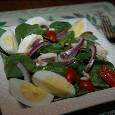 fabuleuse salade d'épinards