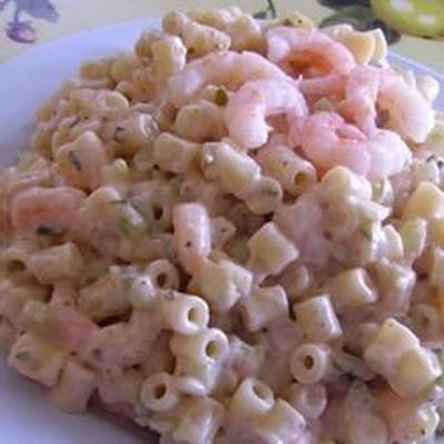 salade de macaronis aux crevettes de maman