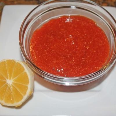 sauce cocktail rouge chaud