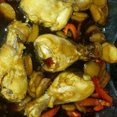 poulet asiatique cuit au four