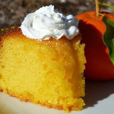 gâteau à l'orange mandarine