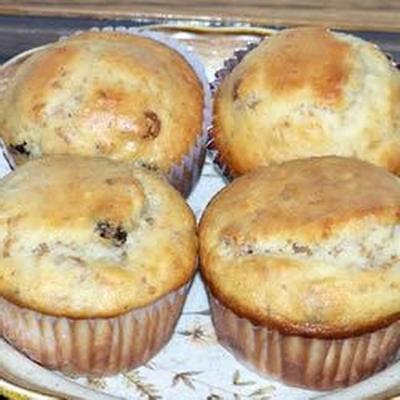 muffins aux flocons de son avec raisins