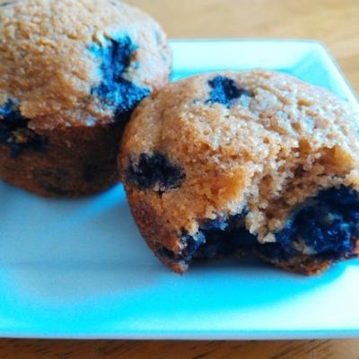 muffins aux bleuets et à la semoule de maïs
