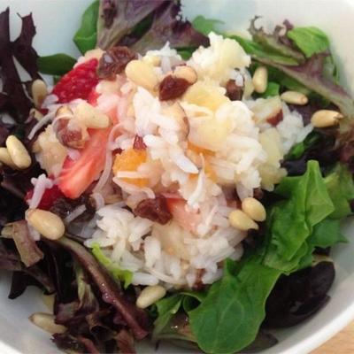 salade de riz aux fruits