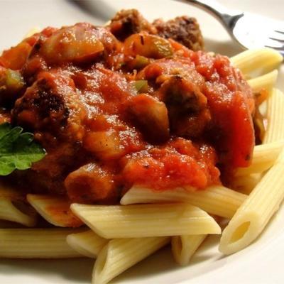 sauce pour pâtes aux saucisses italiennes