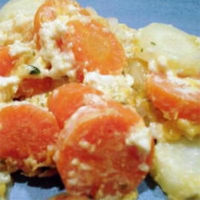 casserole de carottes au fromage