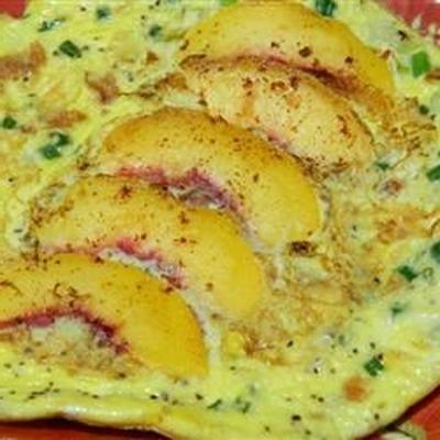 omelette aux pêches