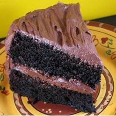 gâteau au chocolat noir et à la menthe