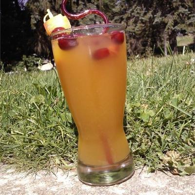 jus d'ananas canneberge