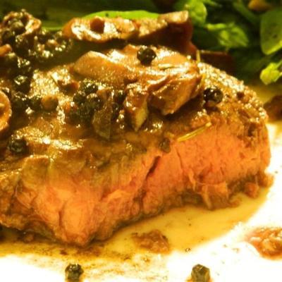 sauce steak au merlot et au poivre