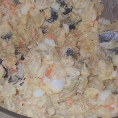 salade de kikuchan aux pommes de terre et au crabe