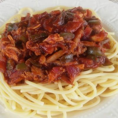 spaghetti de poulet épicé ii