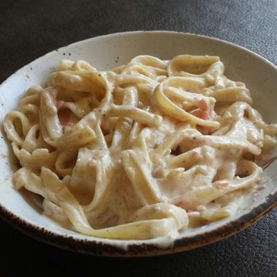 pâtes à la crème au poivre habanero