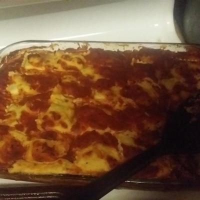 lasagne aux raviolis