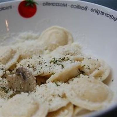 ravioli ange alfredo aux champignons