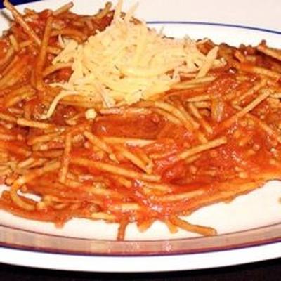 fidéo (spaghetti mexicain)
