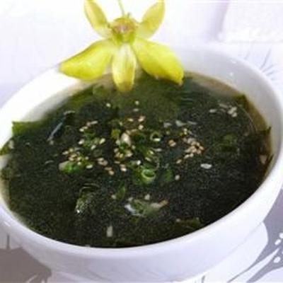 soupe aux algues à la coréenne