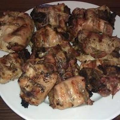 cuisses de poulet farcies grillées