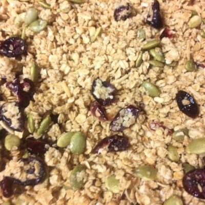 granola facile aux canneberges