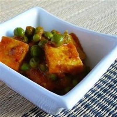 indien matar paneer (fromage cottage et pois)