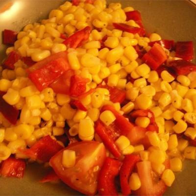 salade de tomates de maïs