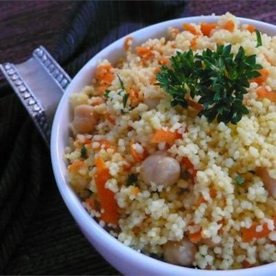 couscous aux pois chiches et carottes