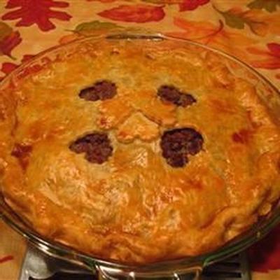 tourtiere traditionnelle franco-canadienne