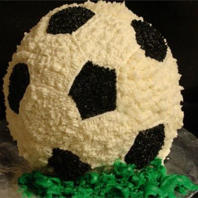 gâteau de ballon de football