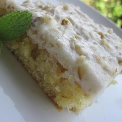 gâteau de feuille de texas blanc