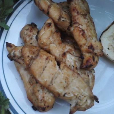 poulet de gamme libre des Caraïbes grillé