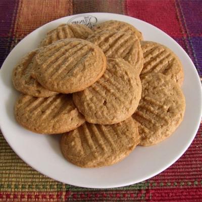 biscuits faciles au beurre d'arachide de blé entier