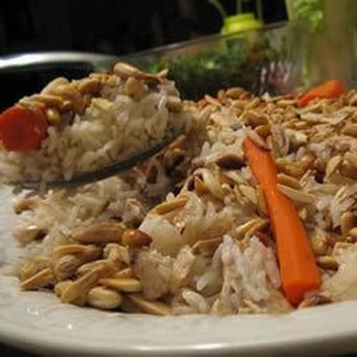 riz au poulet à l'envers