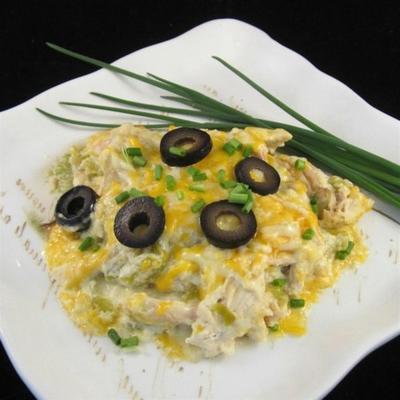 casserole de poulet blanc enchilada à la mijoteuse