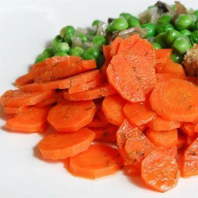 carottes à l'aneth et à l'érable
