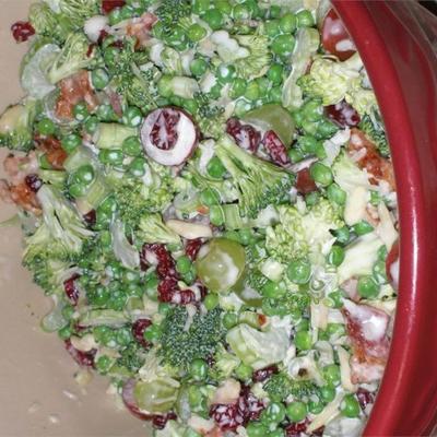 salade de pique-nique aux légumes crus