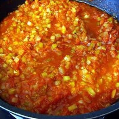 salsa aux tomates et au céleri