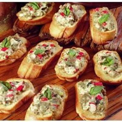 jimmy dean saucisse crostini