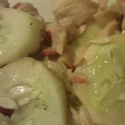 salade de crabe et cuke asiatique