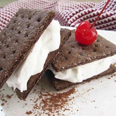 sandwichs au chocolat glacé 'glace à la crème'