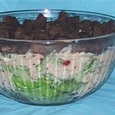 salade reuben en couches