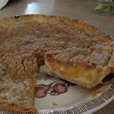 tarte à la crème de pêche à l'ancienne